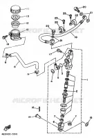 REMPOMP ACHTER voor Yamaha YZ80J 1997