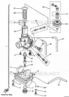 CARBURATEUR  voor Yamaha YZ80J 1997