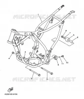 FRAME voor Yamaha YZ80L 1999