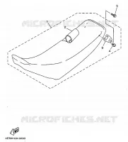 SELLE voor Yamaha YZ80L 1999