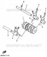 SCHAKELWALS voor Yamaha YZ80L 1999