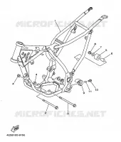 FRAME voor Yamaha YZ80L 1999