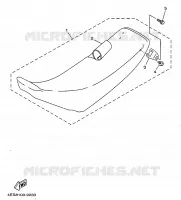 SELLE voor Yamaha YZ80L 1999