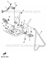STANDAARD / VOETSTEUN voor Yamaha YZ80L 1999
