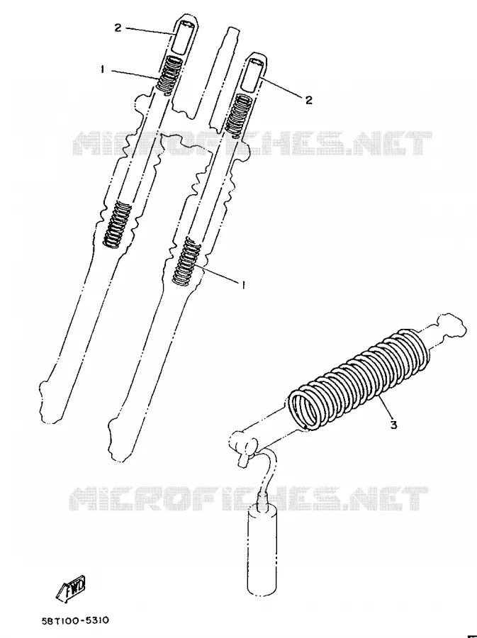 ALTERNATIEF CHASSIS 1 Yamaha MOTO 80 1992 YZ  YZ80LC