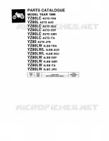 * CATALOG PREFACE * voor Yamaha YZ80LC 1999