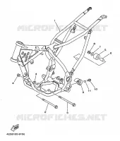 FRAME voor Yamaha YZ80LC 1999