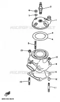 CILINDER voor Yamaha YZ80LW 1994