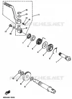 STARTMOTOR voor Yamaha YZ80LW 1994
