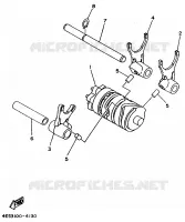 SCHAKELWALS voor Yamaha YZ80LW 1994