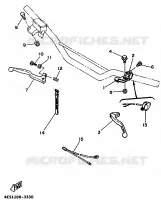 STUURSCHAKELAAR / HEVEL voor Yamaha YZ80LW 1994