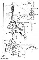 CARBURATEUR  voor Yamaha YZ80LW 1994