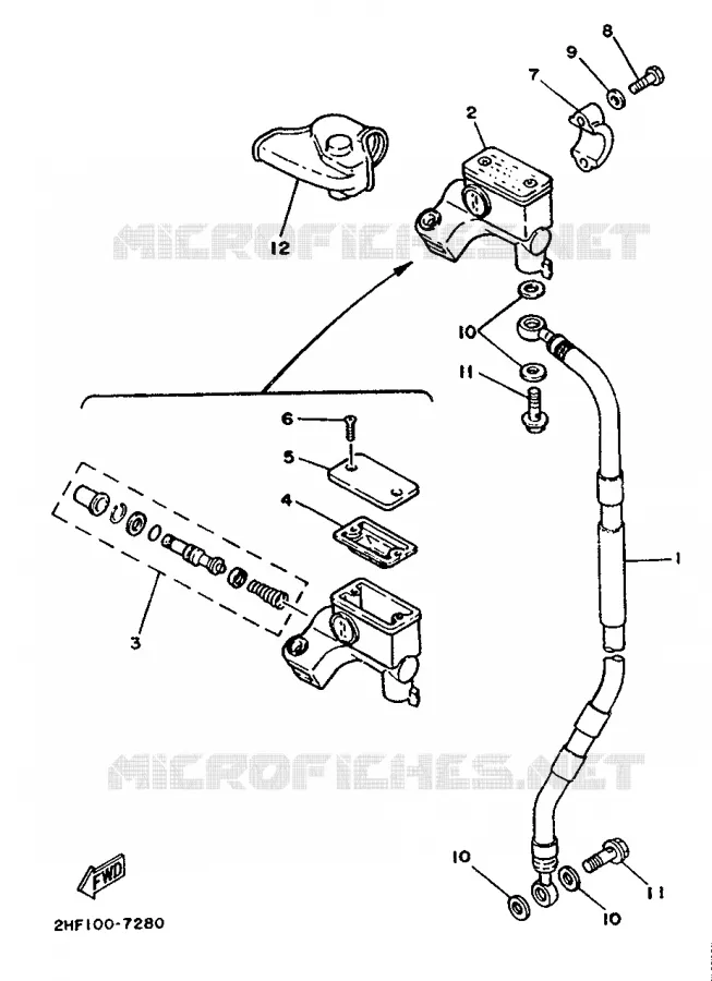 POMP VOOR Yamaha MOTO 80 1992 YZ  YZ80T