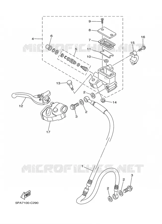 POMP VOOR Yamaha MOTO 85 2005 YZ  YZ85