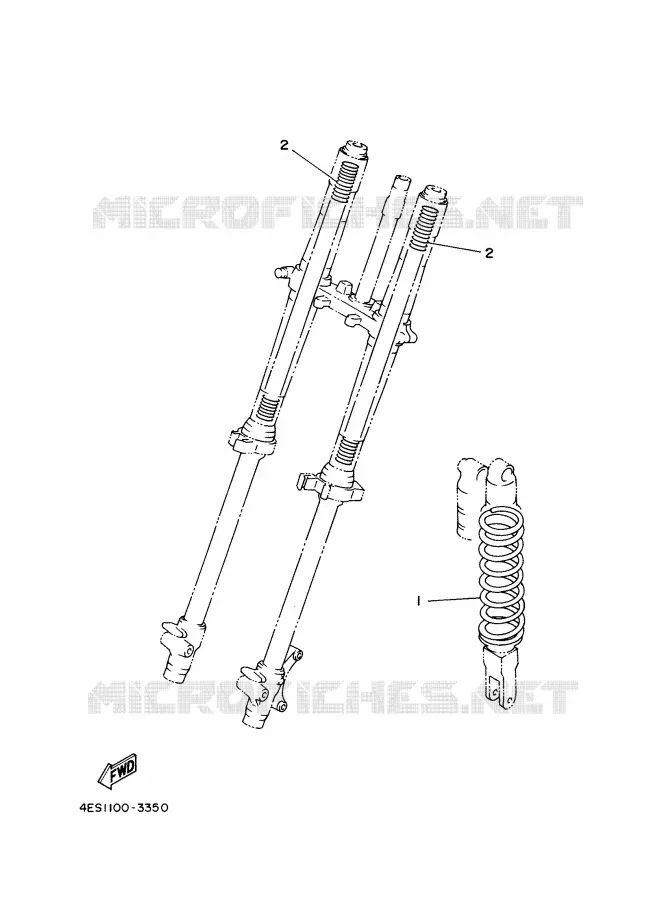 ALTERNATIEF CHASSIS  Yamaha MOTO 85 2006 YZ  YZ85