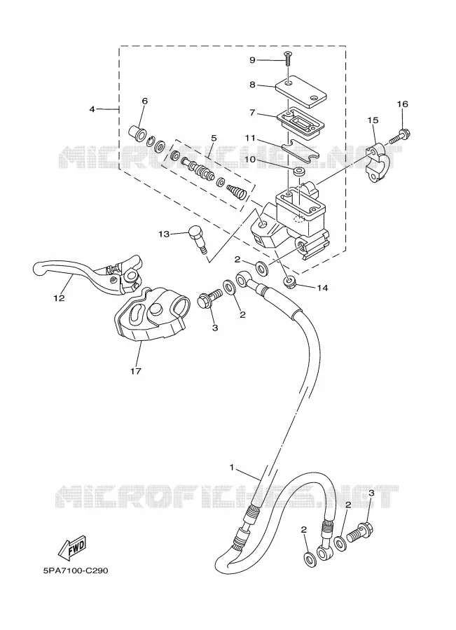 POMP VOOR Yamaha MOTO 85 2006 YZ  YZ85