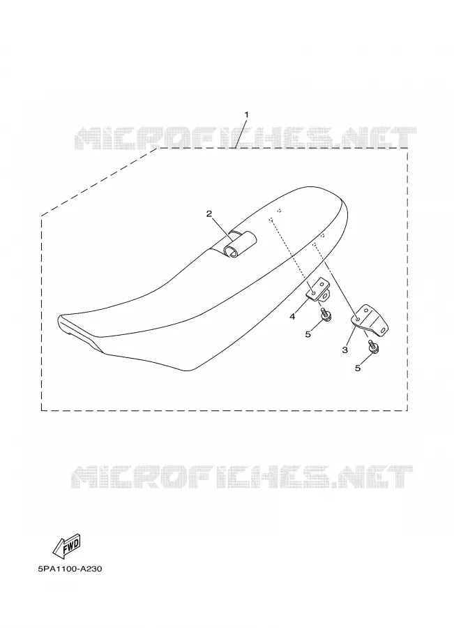 SELLE Yamaha MOTO 85 2007 YZ  YZ85