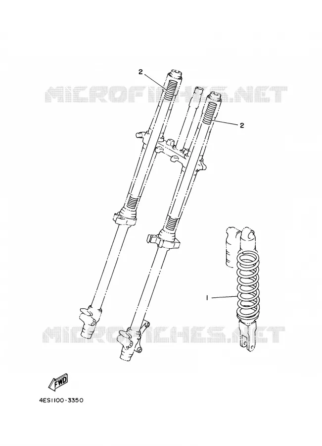 ALTERNATIEF CHASSIS  Yamaha MOTO 85 2007 YZ  YZ85