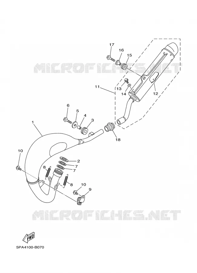 UITLAAT Yamaha MOTO 85 2009 YZ  YZ85