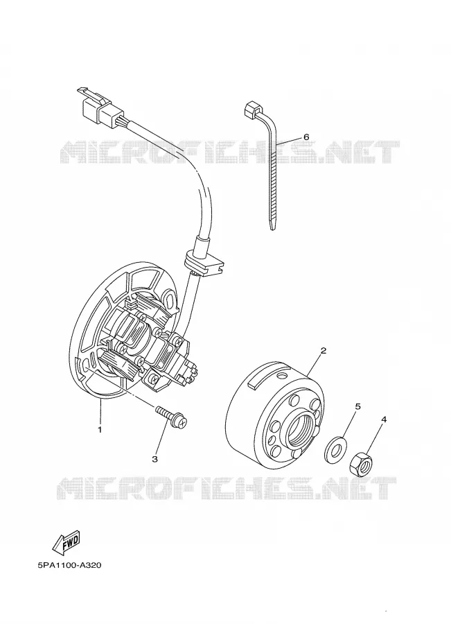 DYNAMO Yamaha MOTO 85 2008 YZ BIG WHEELS  YZ85LW