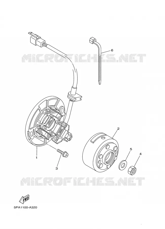 DYNAMO Yamaha MOTO 85 2009 YZ BIG WHEELS  YZ85LW